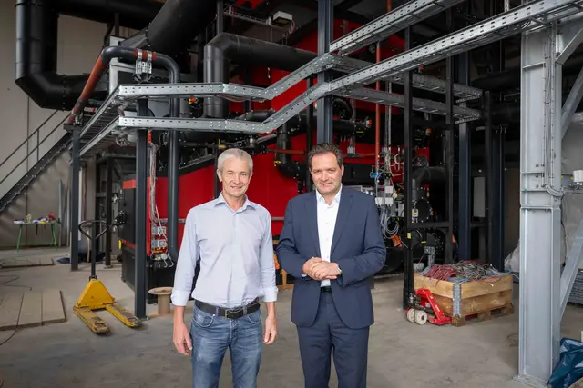 Geschäftsführer Martin Merschl und Bundesminister Norbert Totschnig | Foto: BMLUK/Hemerka