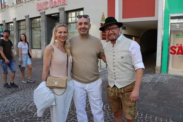 Stadtmarketing Geschäftsführer Pierre Bechler (r.) gemeinsam mit Sandra Staber | Foto: MeinBezirk.at
