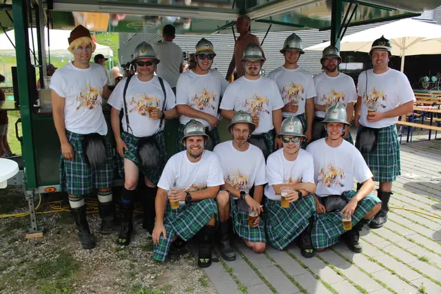 Das Team der Lanser Feuerwehr