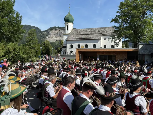 In Grän bot sich am Sonntag ein prächtiges Bild. | Foto: Reichel