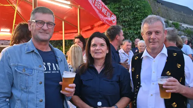 Bruno und Evelyn Wernitznig mit Horst Zwischenberger