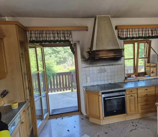 Eine brennende Ölpfanne war der Auslöser für den Küchenbrand. | Foto: FF Krottendorf