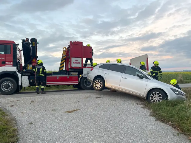 Ein 78-jähriger Lenker verlor in einer Kurve die Kontrolle über sein Fahrzeug. | Foto: FF Waidhofen/Thaya