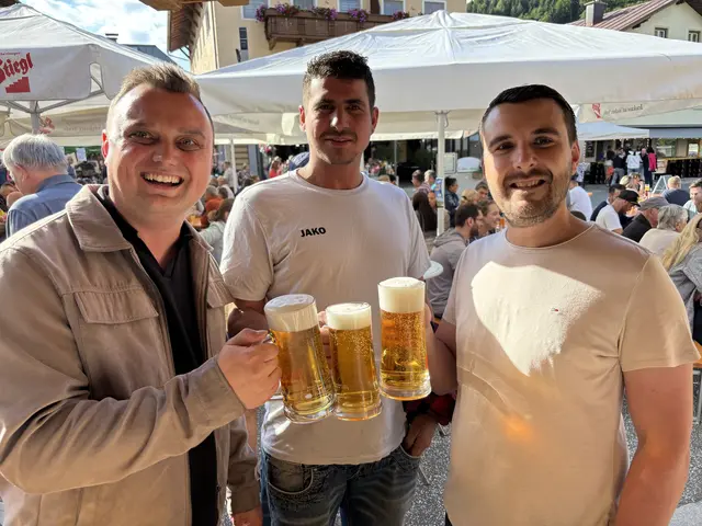 Mitten im Geschehen: Patrick, Gerald und Florian. | Foto: MeinBezirk