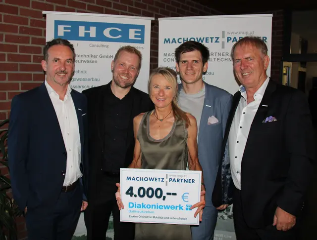 4.000 Euro Spenden: Das Sommerfest war ein voller Erfolg für den guten Zweck. | Foto: Machowetz & Partner