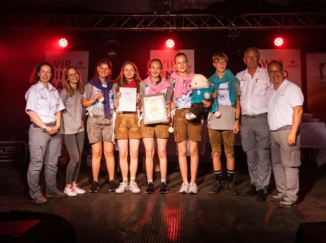 Die Sieger-Jugendgruppe der Kategorie Jugend 2: „rescue SMARTies I“ aus Lungau | Foto: Samuel Ziegler