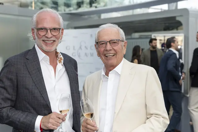 Enrico und Eugen Simma genossen ebenfalls die Veranstaltung im Hangar 7. | Foto: Kolarik