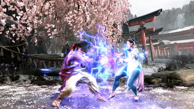 Auch Ryu und Chun-Li sind in Street Fighter 6 dabei. In der Arcade kann man mit den beiden auch kurze Geschichten durchspielen. | Foto: Capcom