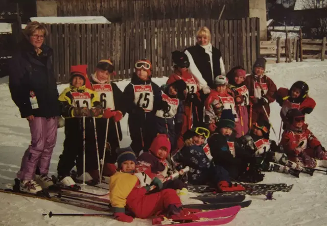 Erster selbst organisierter Skikurs der Tauernzwerge 1996 | Foto: Privat