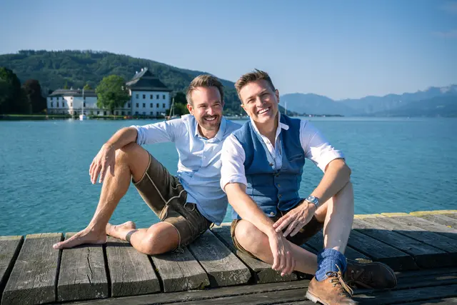 Peter Zeitlhofer und Robert Steiner treffen in ihrem Podcast „ned zwida“ auf Menschen mit außergewöhnlichen Geschichten. | Foto: Helmut Steiner