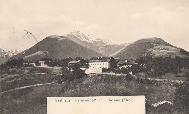 30.12.1919 Datum Karte Hermanihof - Wirt | Foto: Chronik Gemeinde Grinzens