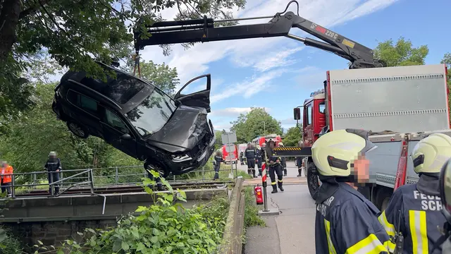 Aufwendige Fahrzeugbergung in Purgstall | Foto: DOKU-NÖ