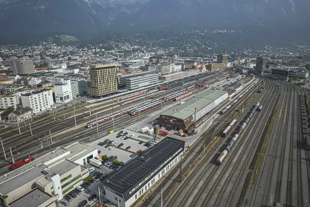 Stadtteilverbindung am Innsbrucker Hauptbahnhof geht in Planungsphase. | Foto: ÖBB Gerhard Berger