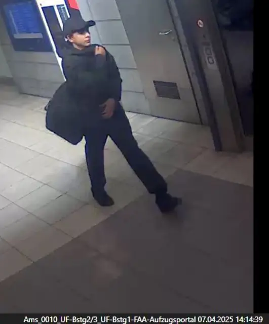 Dieses Bild zeigt den zweiten Tatverdächtigen im Zusammenhang mit den versuchten Raubüberfällen in Amstetten. | Foto: LPD NÖ