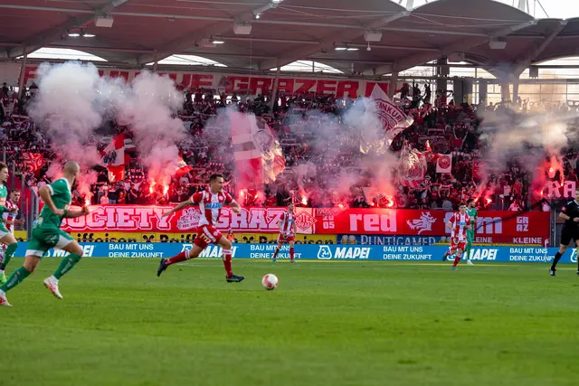 In der Saison 2024/25 betrug der Zuschauerschnitt bei Heimspielen des GAK 8.175 Personen. | Foto: GEPA