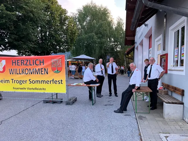 Kürzlich fand das Troger Sommerfest statt | Foto: Freiwillige Feuerwehr Viertelfeistritz