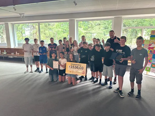 Die Schülerinnen und Schüler der 2. Klasse der Mittelschule Westendorf haben mit einer bemerkenswerten Aktion ein starkes Zeichen der Solidarität gesetzt. | Foto: Mittelschule Westendorf