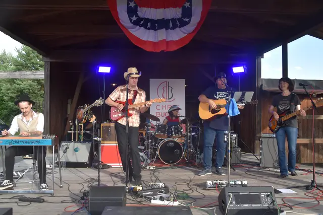 Die Chris Buggs Band spielte ausgezeichnete Countrymusik. | Foto: Michael Strini