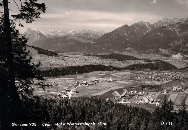 Grinzens Luftaufnahme | Foto: Chronik Gemeinde Grinzens