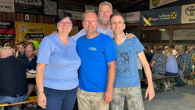 Von links: Rosa Ecker, Michael Spörker, Peter Handlos und Harald Schuh. | Foto: FPÖ
