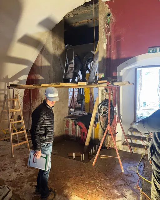 Der Umbau des Burgrestaurants dauerte knapp drei Monate. | Foto: Gilbert Lang