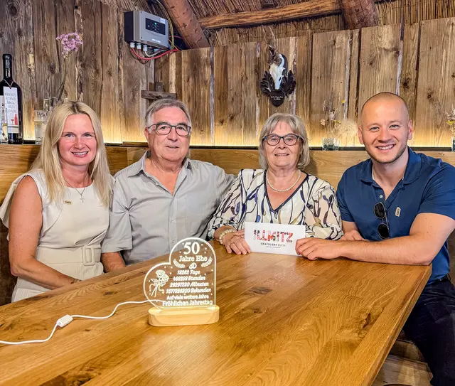 Cäcilia und Franz Zehentner feierten ihre Goldene Hochzeit nach 50 gemeinsamen Jahren. | Foto: Stadtgemeinde Illmitz
