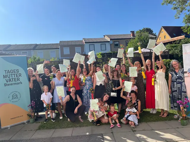 Absolventinnen der Tagesmutter Ausbildung | Foto: Lucia Spath / Tagesmütter Steiermark