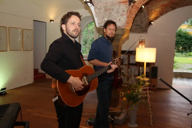 Raphael Steiner mit Geiger Florian Sighartner.