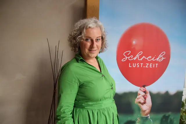 "Schreibverführerin" Evelyn Hesch macht Lust aufs Schreiben.