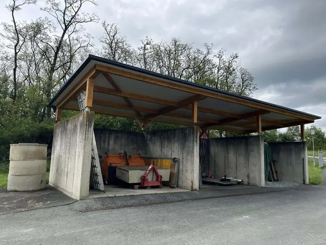 Das Lager beim Bauhof bekam ein neues Dach. | Foto: Gemeinde Badersdorf