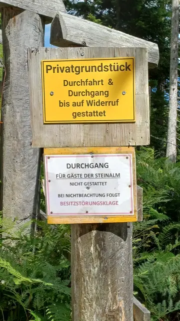 Dieses besagte Schild sorgte für Verwunderung bei den Urlaubsgästen. | Foto: Jahnel