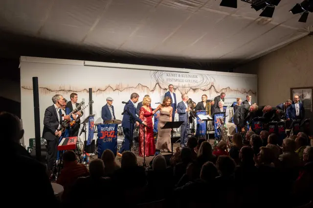 Die Organisatoren holten die International Rotary Bigband nach Golling. | Foto: Marc Stickler
