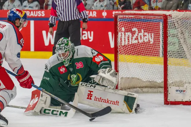 In der Champions Hockey League machte Maxime Lagacé mit Färjestad BK bereits 2024 den RB-Salzburgern das Leben schwer. | Foto: GEPA