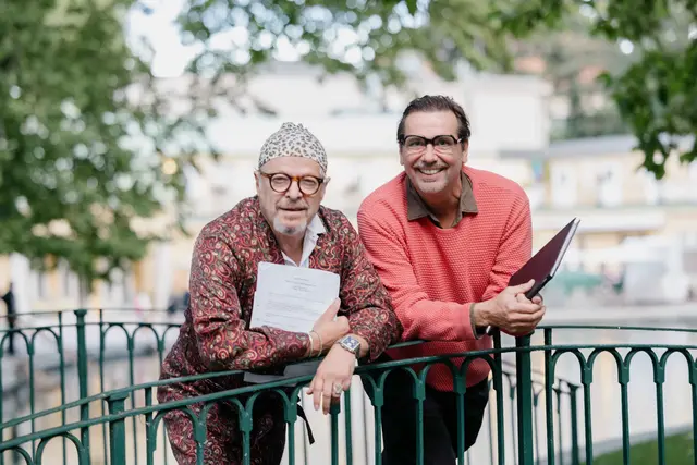 Roland Koch und Michael Maertens im Thermalbad Vöslau | Foto: Cedrick Kollerics