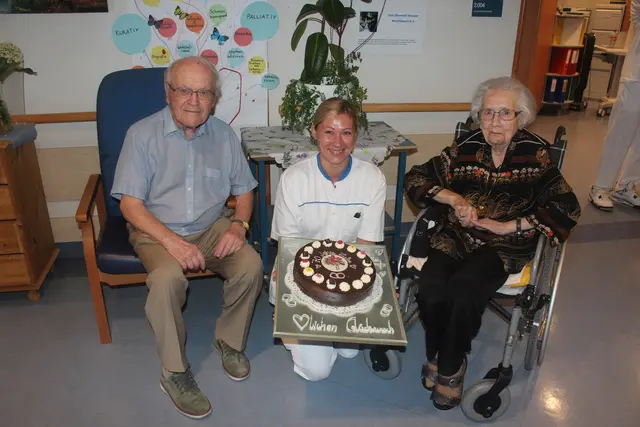 Seit 70 Jahren verheiratet: das Ehepaar Mayer beging die Platinhochzeit, auch Gnadenhochzeit genannt. | Foto: PBZ Neunkirchen
