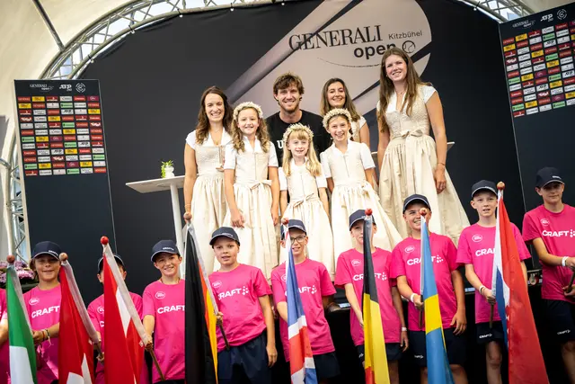 Nicolas Jarry (hi. Mi.) fühlt sich in Kitzbühel immer wohl. | Foto: Andreas Vigl