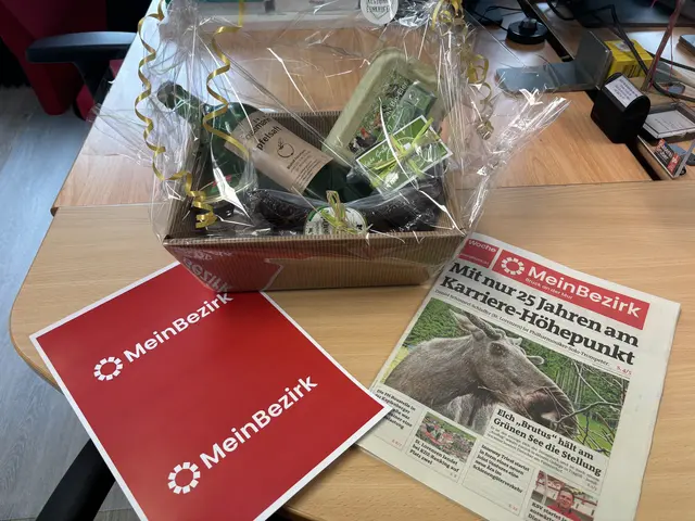 Ein kleiner Gruß aus Turnau in Form eines Geschenkkörbchens. | Foto: Kern