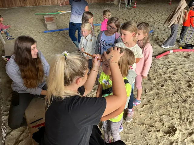 Ein weiteres Highlight: Die Kinder konnten sich schminken lassen. | Foto: FPÖ Prambachkirchen