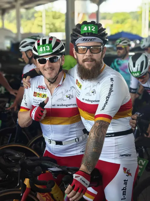 Manuel Grafl und Paul Mayerhofer-Pogats beim 6-Stunden-Marathon in Kaindorf. | Foto: LMB