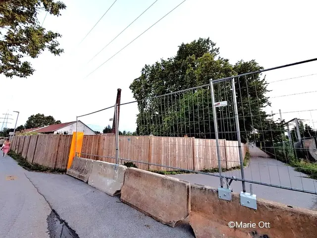 Radweg gesperrt, Graz, 1. Juli 2025
