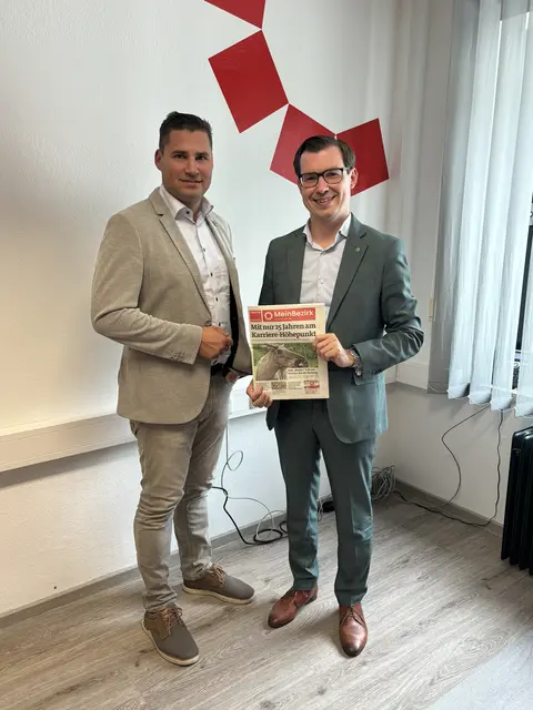 Dass es in der Marktgemeinde recht harmonisch zugehe und nicht gestritten wird, darauf sind die beiden stolz. | Foto: Kern