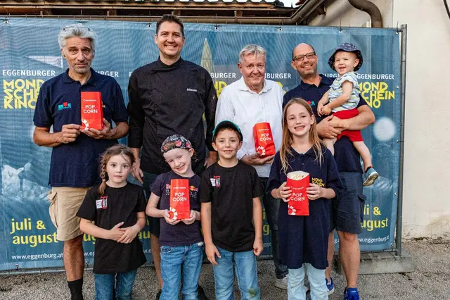 Im Mondscheinkino in Eggenburg werden die Besucher mit Popcorn in MeinBezirk Popcornsackerl versorgt! | Foto: MeinBezirk