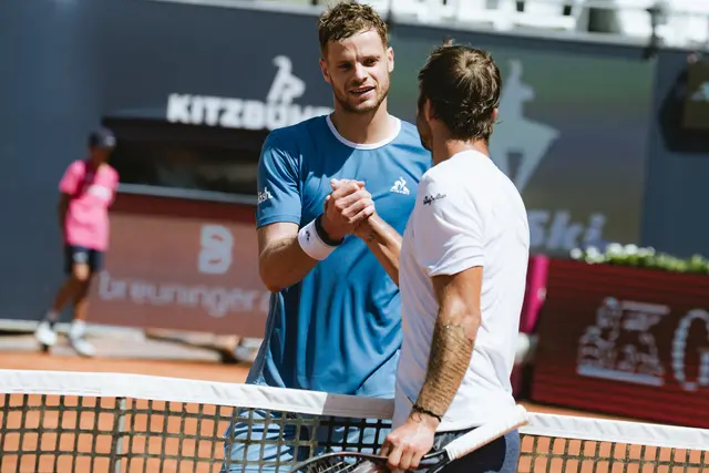 Yannick Hanfmann wieder in Kitzbühel. | Foto: Mia Knoll