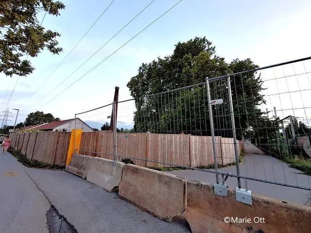 Radweg, gesperrt, Graz, Seifenfabrik