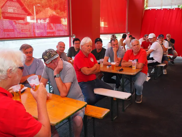 Gut besuchter Fantreff im KSV-Corner unter der Murauer-Tribüne. | Foto: Gaube