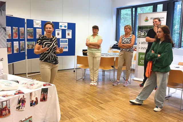 Es wurde über Tätigkeitsbereiche und Arbeitsmodelle informiert. | Foto: St. Vinzenz Bildungszentrum