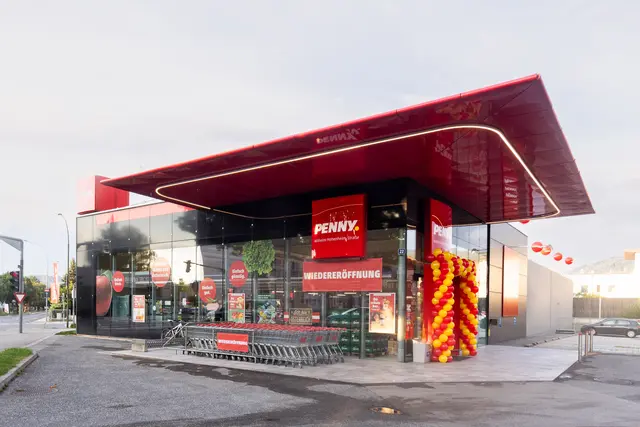 Die neue PENNY Filiale in Villach (Außenansicht). | Foto: PENNY / Stefan Zamisch