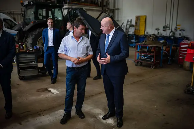 Betriebsbesuch im Bezirk Wiener Neustadt. | Foto: ÖVP NÖ, Zezula