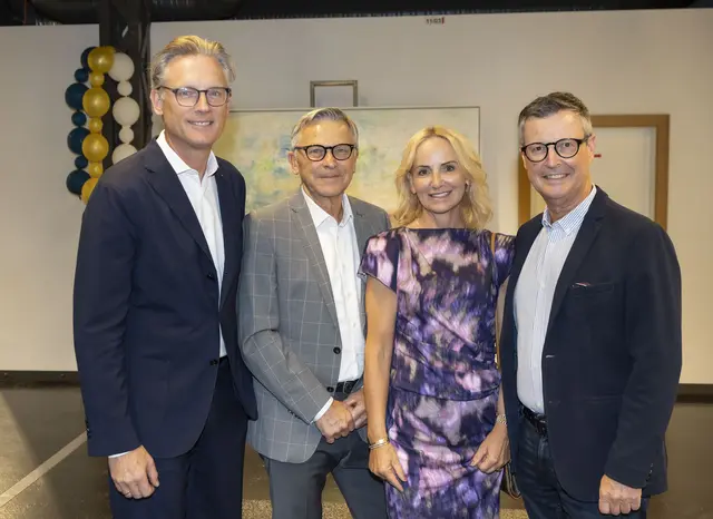 Im Bild, v.li.: MC-Landesvorsitzender Dr. Johannes Hörl, KommR Peter Buchmüller, WB Landesobmann und Präsident, Brigitte Lackner-Wilhelmstätter, MC GF, Dir. Kurt Katstaller, WB Salzburg. | Foto: MC Salzburg/Andreas Kolarik.