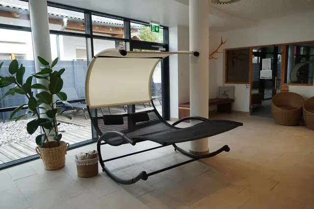 Die jetzige Familien- und Textilsauna bleibt im Sommer im Normalbetrieb. Im Winter kann der Bereich als "Private Spa" gemietet werden. | Foto: Nicole Hettegger